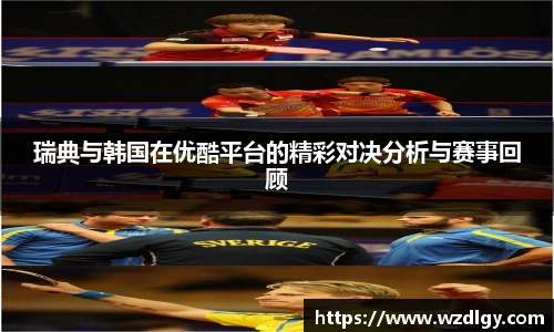 瑞典与韩国在优酷平台的精彩对决分析与赛事回顾